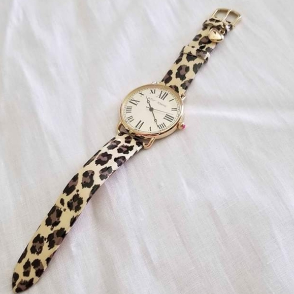 **SOLD** Betsey Johnson Leopard Band Watch - Picture 2 of 2